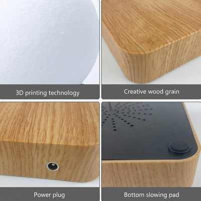 Levitating moon lamp magnetic