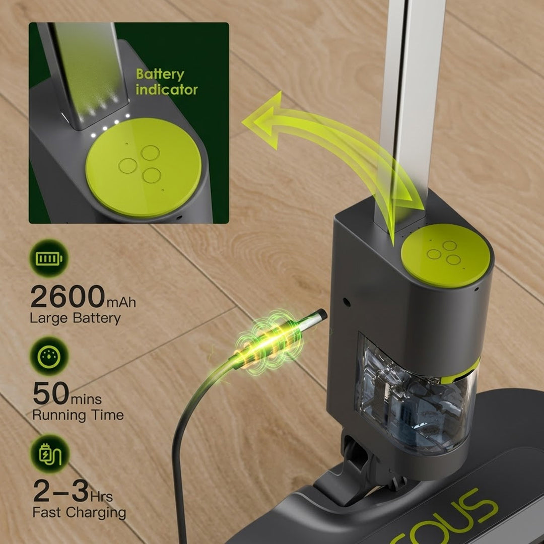 Cordless electric mop spinner