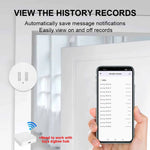 Zigbe Vibration Sensor Detection Sensor Tuya Smart Life App Notification Real-Time Motion Shock Alarm Record