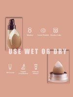 4/8 Foundation Blender; Cosmetics Sponge; Smooth Foundation; Concealing Beauty Sponge; Makeup Blender;