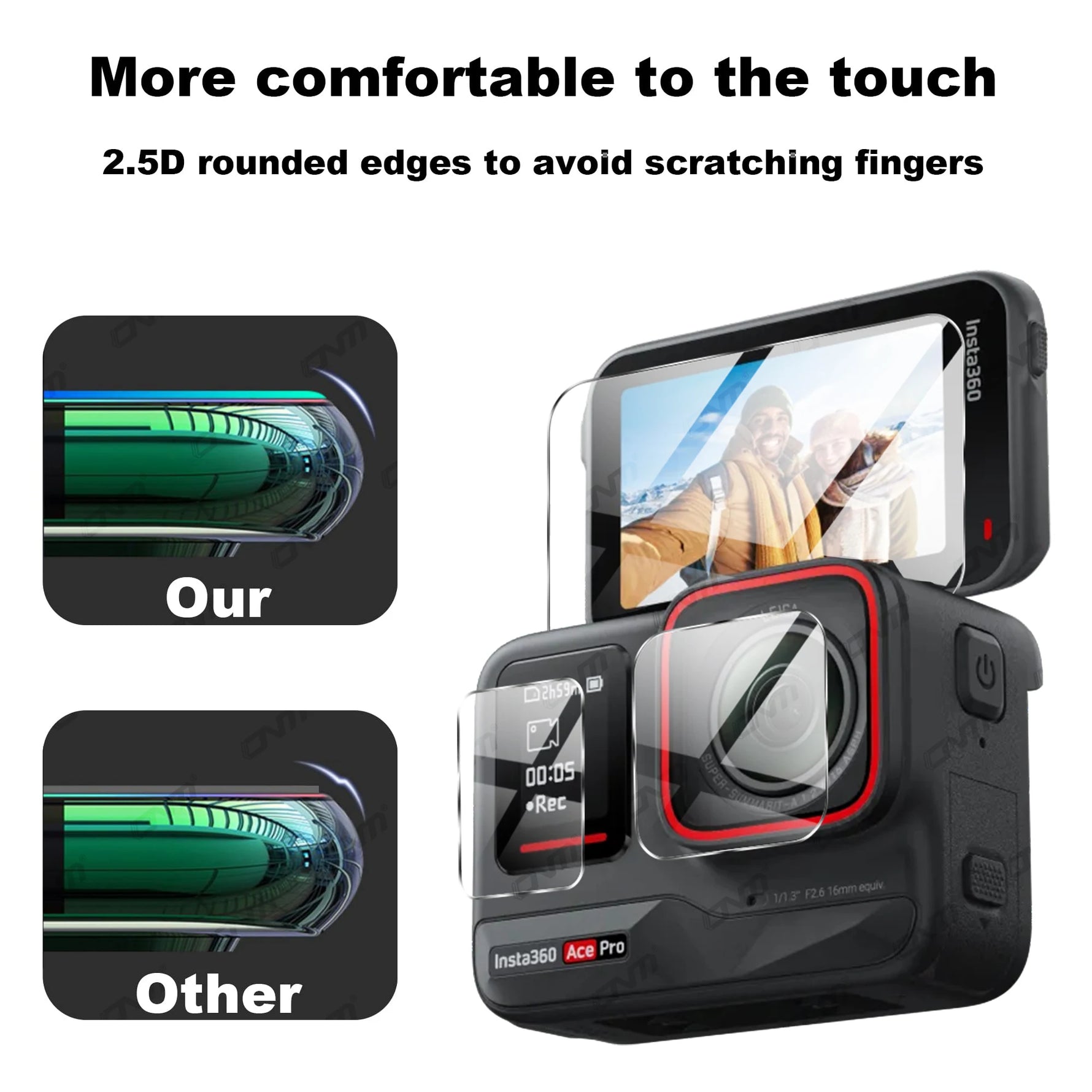 Premium Tempered Glass for  Ace Pro Screen Protector Anti-Scratch Film & Camera Lens Protection Glass Accessories Set