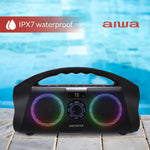 Portable Bluetooth Boombox Speaker 120W Peak IPX7 Waterproof LED Display