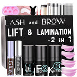 Lash Lift Kit - Eyebrow Lamination Kit Fast 5 Minutes Eyelash Perm Kit Home & Professional Use Eyelash Lift Kit Lash Perm Kit Eyebrow Lift Kit (Big Lift Kit)