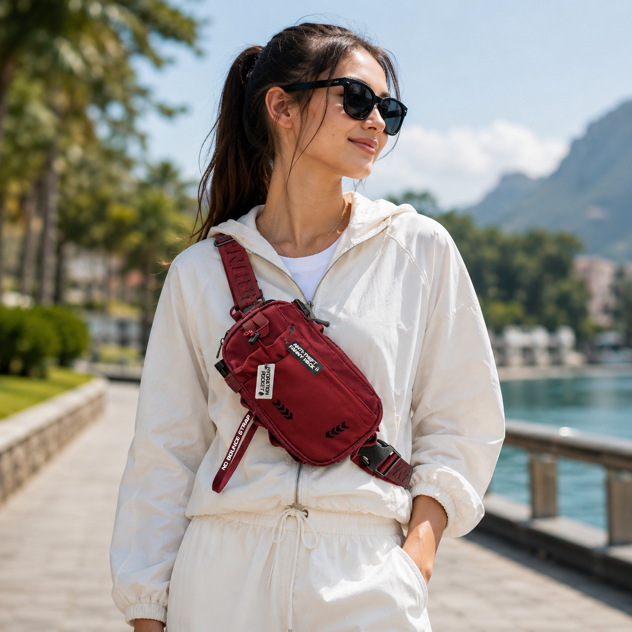 Anti-theft crossbody travel bag