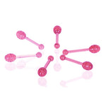 10Pcs Silicone Lip Brush Set Small Makeup Brushes Lipstick Applicator Brushes for Lip Care Makeup Use