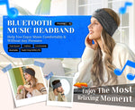 Sleeping Headphones Bluetooth Headband, Soft Long Time Play Sleeping Headsets with Built in Speakers Perfect for Workout,Running,Yoga,Travel, Darkgray