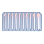 10Pcs Silicone Lip Brush Set Small Makeup Brushes Lipstick Applicator Brushes for Lip Care Makeup Use