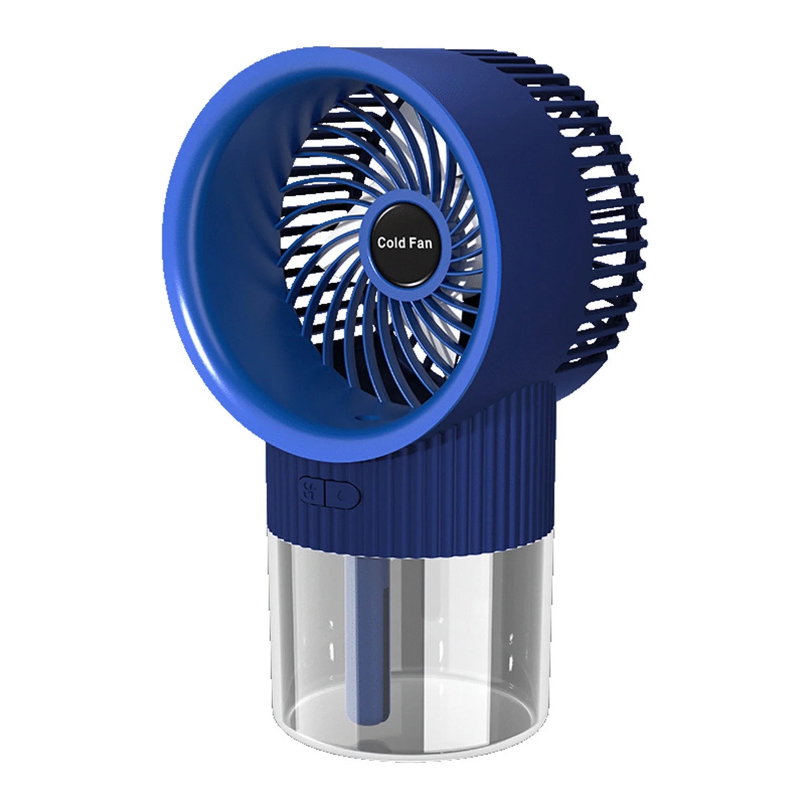 Misting Spray Fans, Portable Electric Fan Rechargeable Cooler Spray Humidifier with Usb for Dorm Office Desktop, Blue
