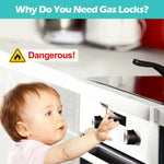 Stove Knob Covers Door Knob Safety Cover for Kids Gas Stove Knob Locks Oven Knob Covers for Child Pet Safety Childproofing Tools