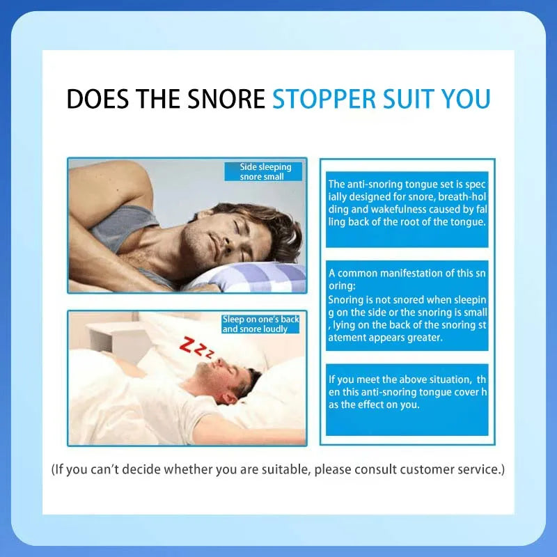 Medical Silicone anti Snoring Tongue anti Snore Device Apnea Aid Tongue Retainer anti Snoring Mouthpiece Braces Snore Stopper