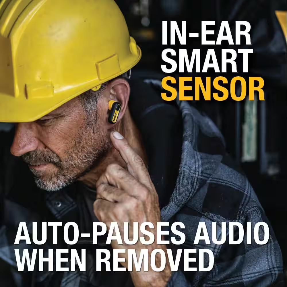 DW2 Jobsite True Wireless Earbuds with Charging Case