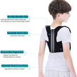 Professional Posture Corrector for Kids and Teens, Effective Upper Back Posture Brace for Teenagers Boys Girls Spinal Support to Improves Slouch, Prevent Humpback, Relieve Back Pain