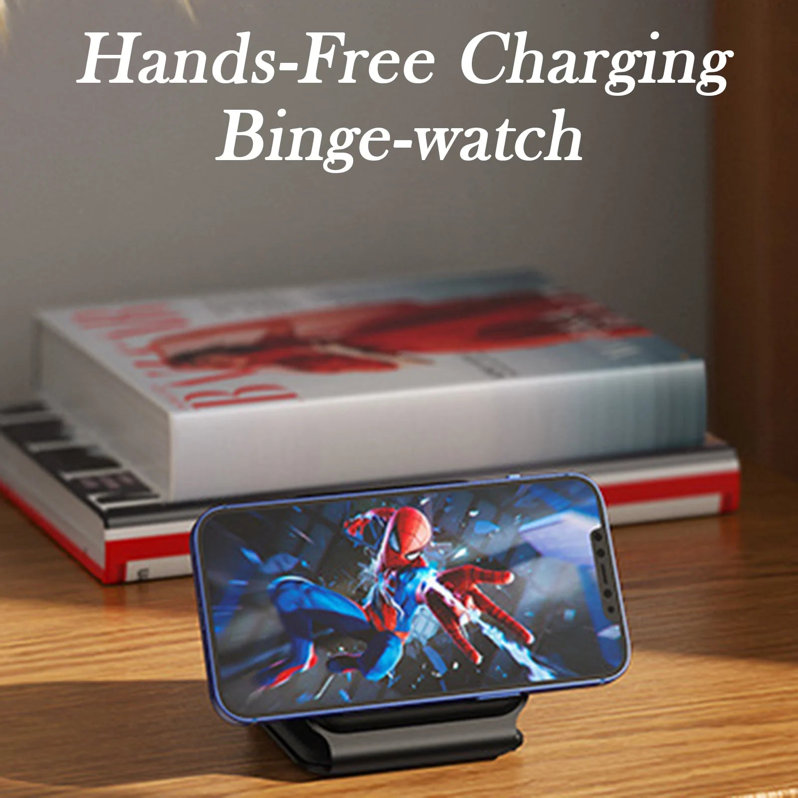 3-In-1 Magnetic Wireless Charging Station for Iphone 12-16/Pro/Max & Airpods, Foldable Travel Dock, Fast Charging Pad Compatible for Apple Watch & Android Phones