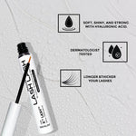 Eyelash Growth Serum - with Instant Lash Volume Effect. Eyebrow Growth Treatment. Dermatologist Approved Lash Enhancing Serum 2-4 Weeks (5Ml Large Size) 6 Months Use. Organic, Vegan & Cruelty-Free