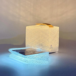Solar camping lantern inflatable