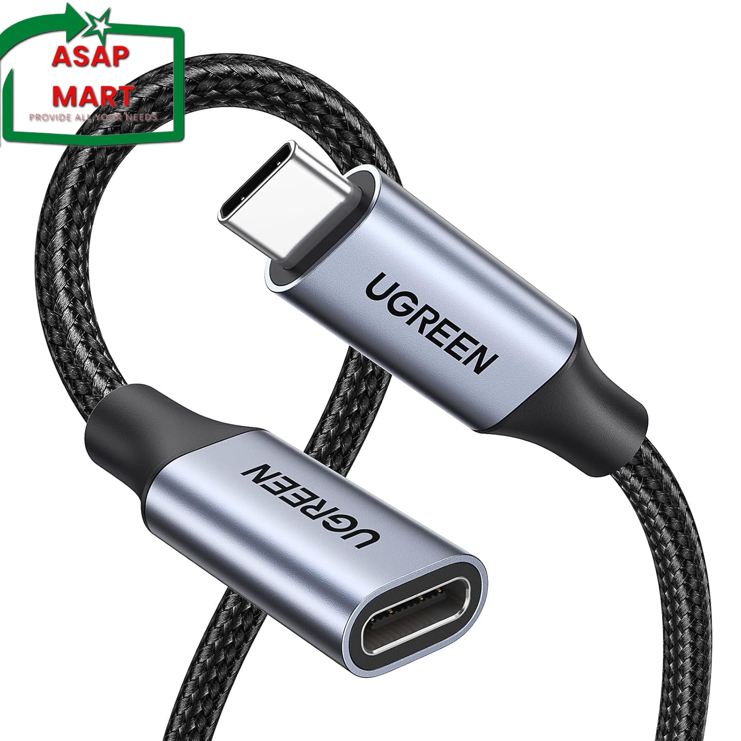 UGREEN USB C Extension Cable, (10Gbps/100W) USB C 3.2 Extender, Fast Charging &