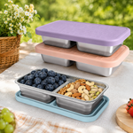 Stainless steel snack containers (3pc)