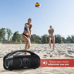 Portable Bluetooth Boombox Speaker 120W Peak IPX7 Waterproof LED Display