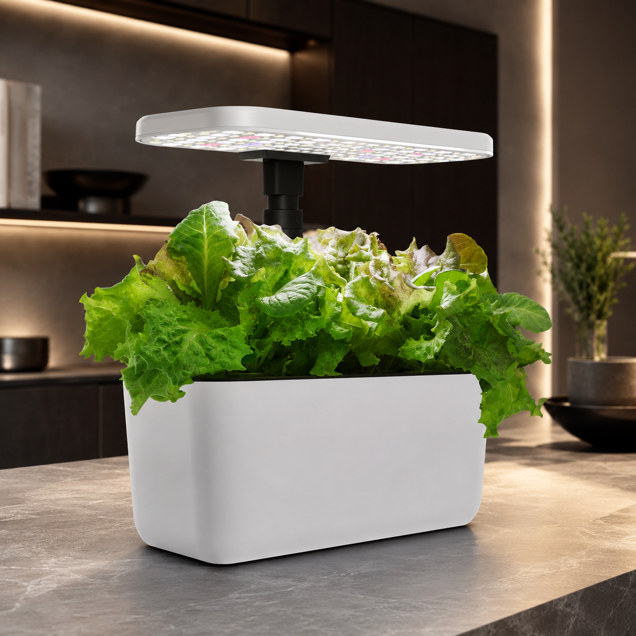Indoor herb garden hydroponic LED
