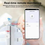 Zigbe Vibration Sensor Detection Sensor Tuya Smart Life App Notification Real-Time Motion Shock Alarm Record