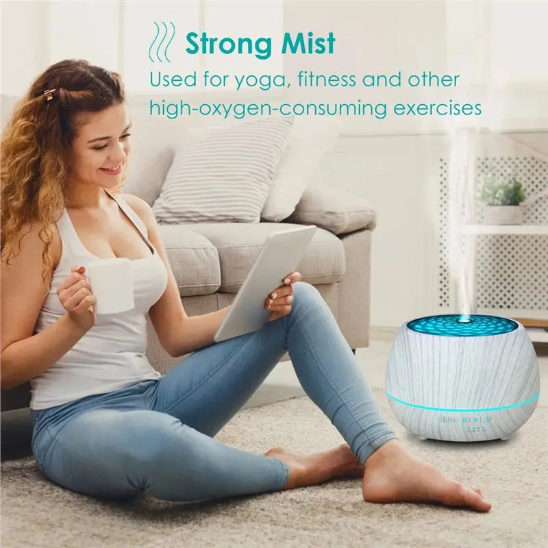 【Party】Tuya Wifi Humidifier Essential Aroma Oil Diffuser Smart Air Humidifier Mist Maker EU Plug