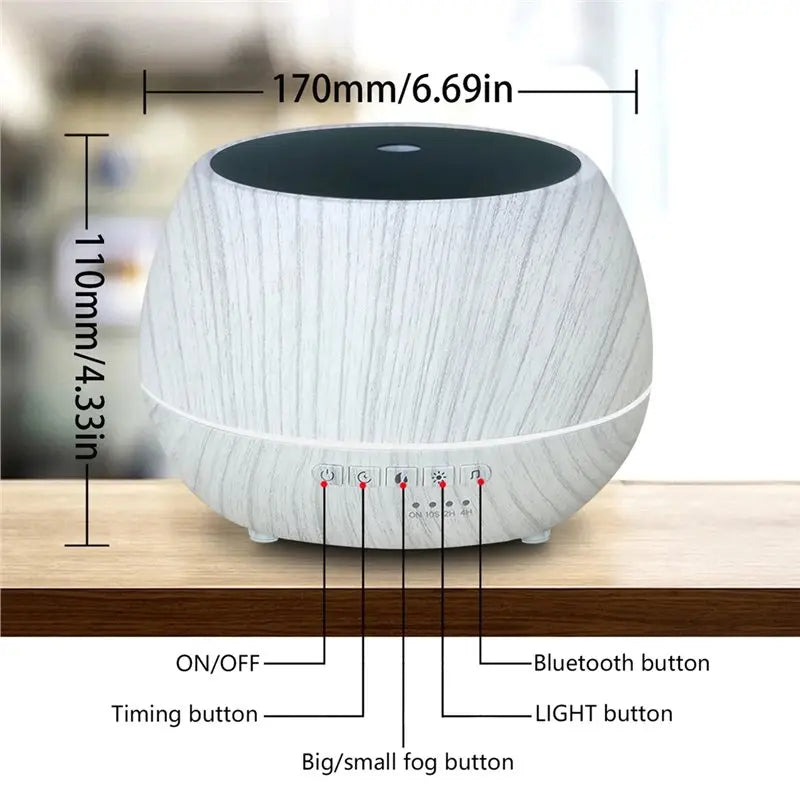 【Party】Tuya Wifi Humidifier Essential Aroma Oil Diffuser Smart Air Humidifier Mist Maker EU Plug