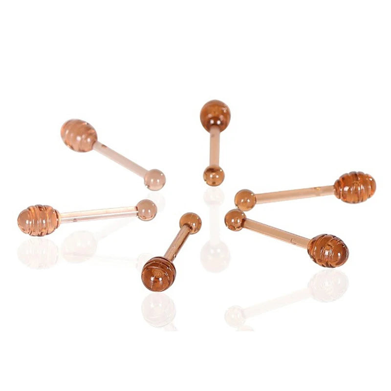 10Pcs Silicone Lip Brush Set Small Makeup Brushes Lipstick Applicator Brushes for Lip Care Makeup Use