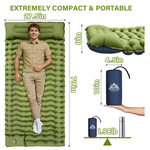 Inflatable sleeping pad (compact)