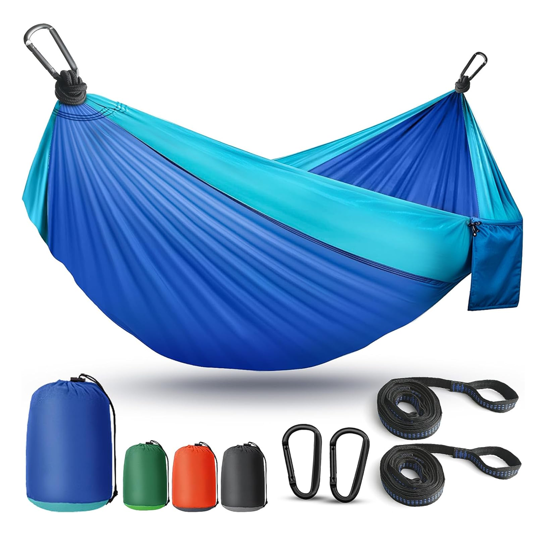 Portable hammock parachute