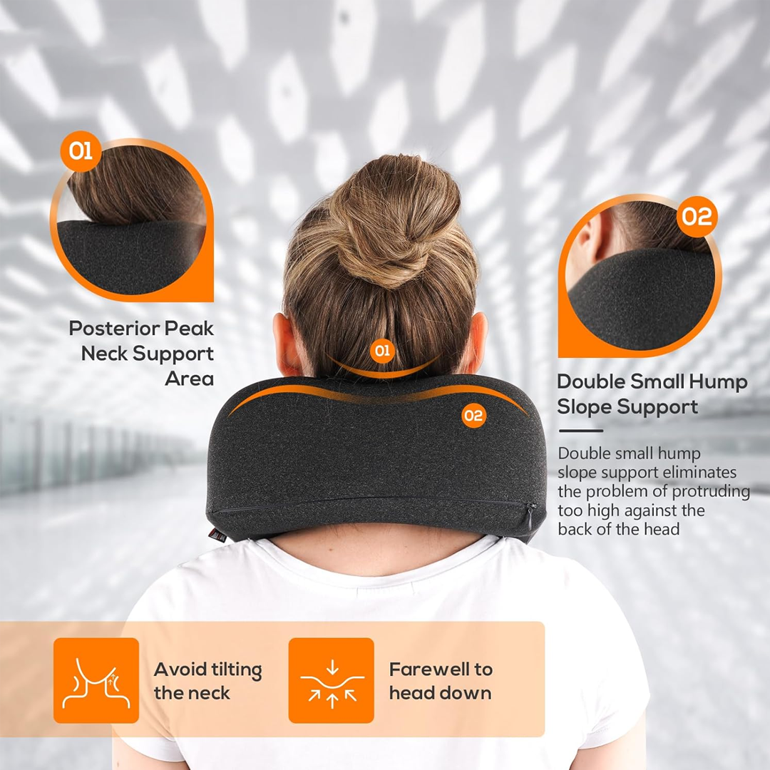 Travel pillow memory foam neck