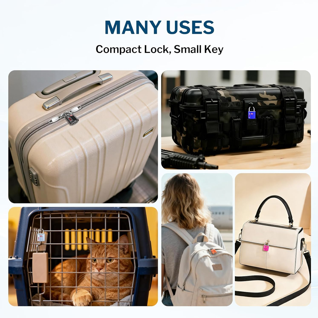 TSA luggage lock 3-pack