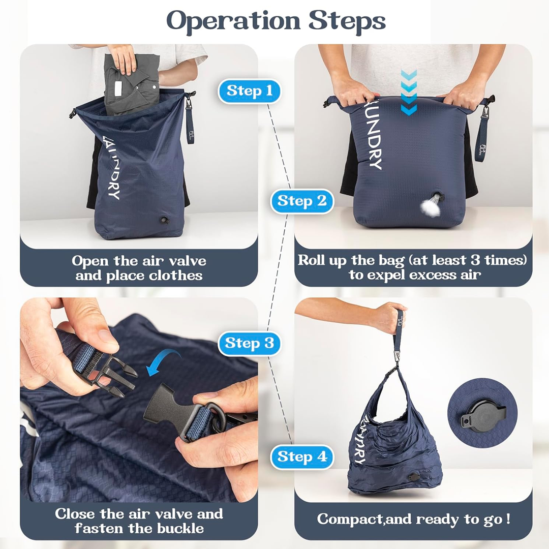 Travel laundry bag waterproof