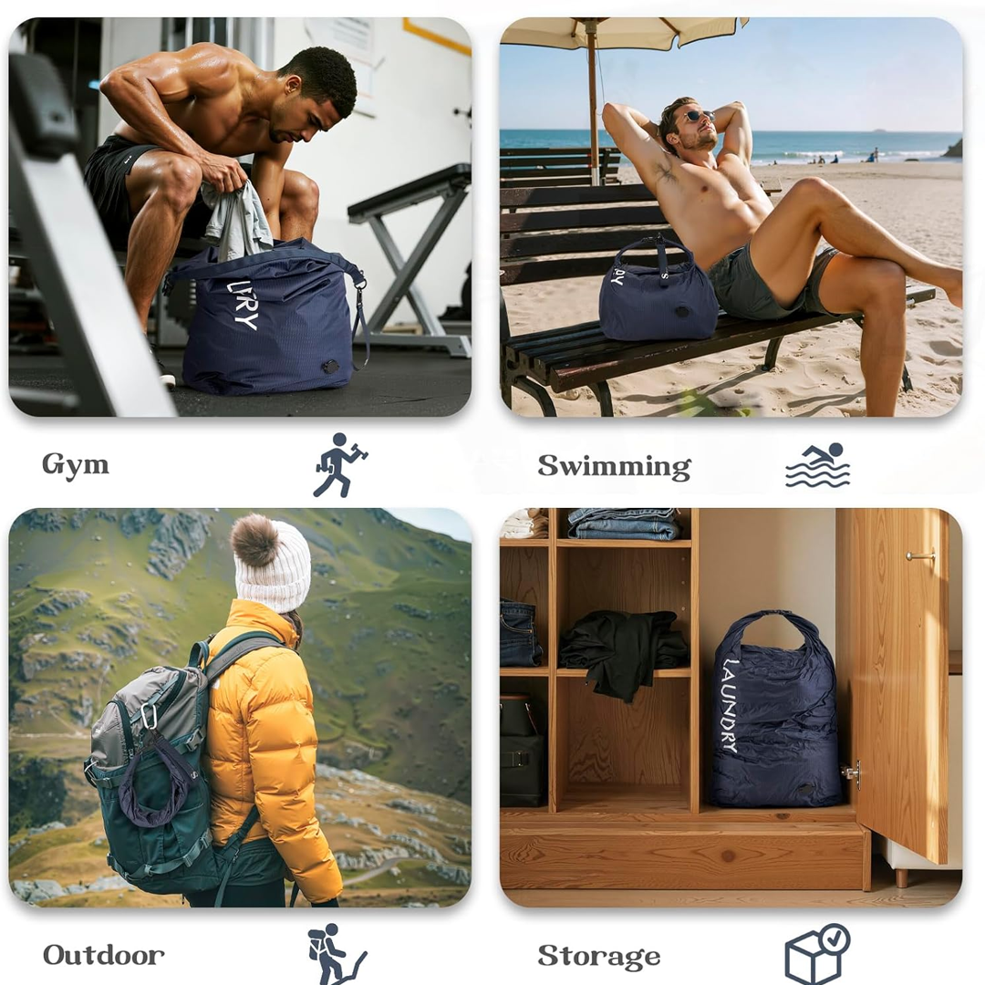 Travel laundry bag waterproof