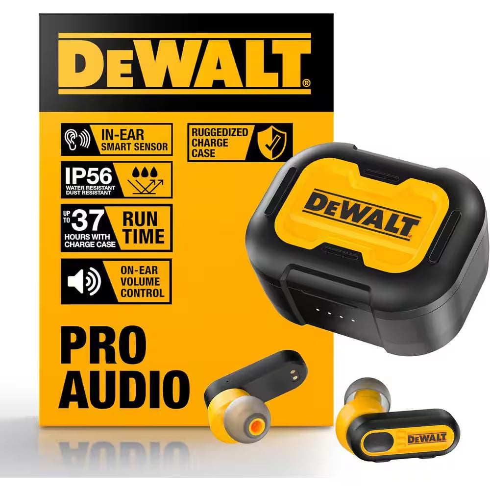 DW2 Jobsite True Wireless Earbuds with Charging Case