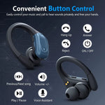 Sports TWS Bluetooth 5.1 Earphones with Mic Wireless Headphones LED Display Noise Canceling Earbuds In-Ear Waterproof Headsets