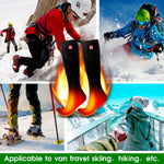 Heated Socks for Men Women - Rechargeable Battery Electric Socks for Chronically Cold Feet - Winter Warm Thermal Washable Unisex Foot Warmer for Hunting Skiing Cycling