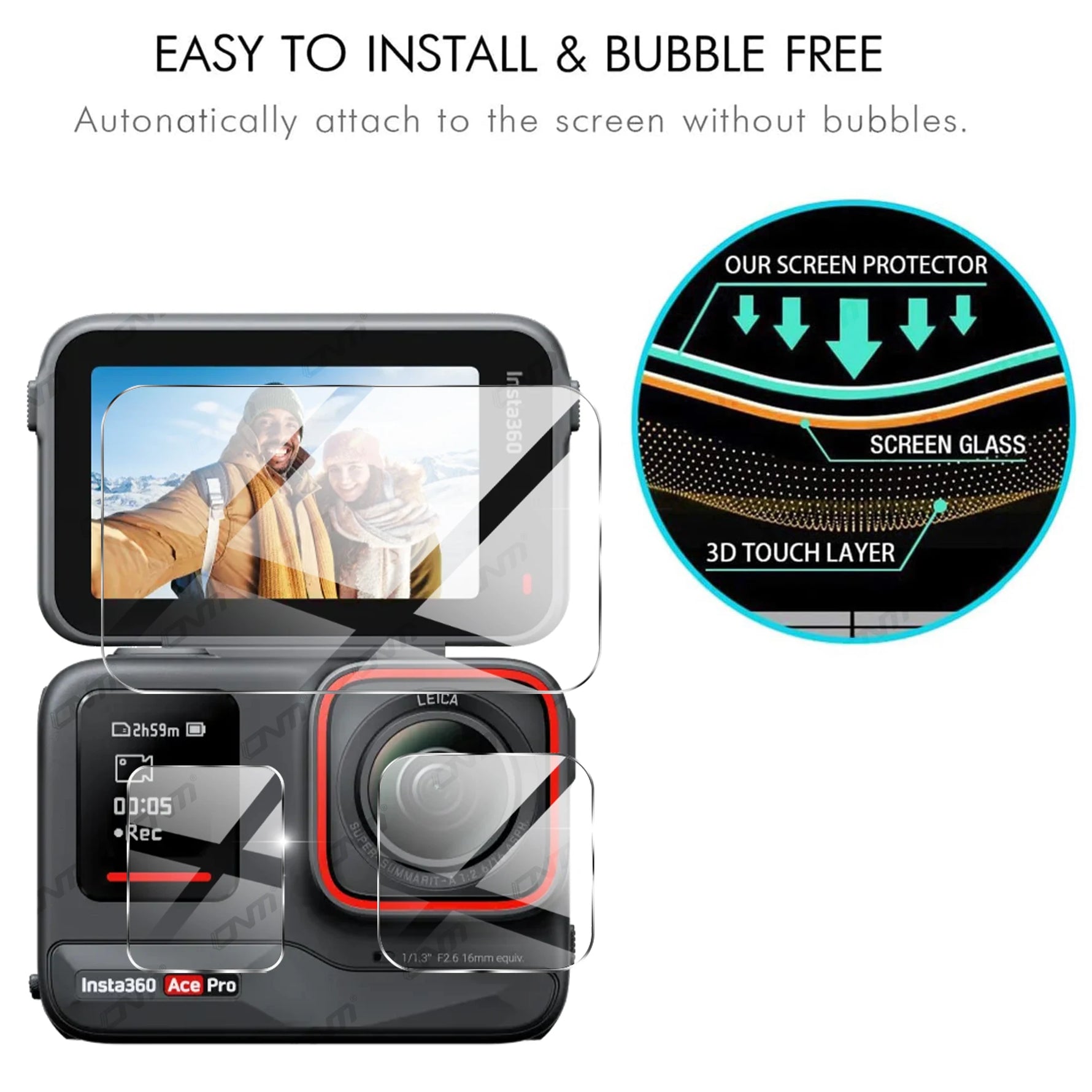 Premium Tempered Glass for  Ace Pro Screen Protector Anti-Scratch Film & Camera Lens Protection Glass Accessories Set