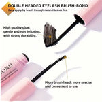 Lash Bond and Seal for Cluster Lash Glue 2In1 Glue Lasting Waterproof Clear Coating Raincoat Strong Tasteless DIY10 ML Glue