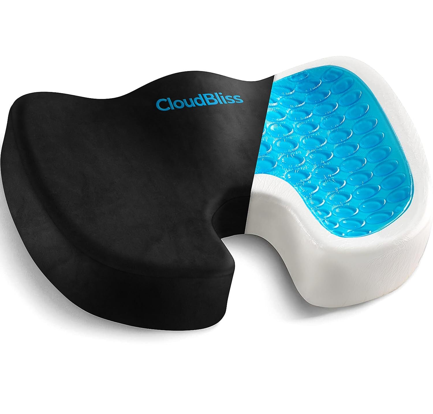 Truck Driver Seat Cushion Coccyx Orthopedic Memory Foam Antiskid Breathable