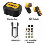 DW2 Jobsite True Wireless Earbuds with Charging Case