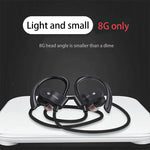 Wireless Headphones Earloop Ear Hook Earbuds Wireless Bluetooth Headset Handsfree Neckband with Mic Bluetooth Earphones