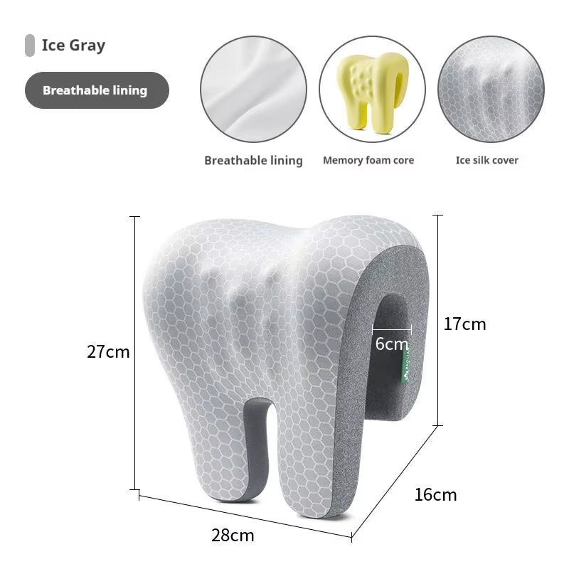 Office Chair Headrest Pillow Head Neck Shoulder Support Cushion Ergonomic Neck Rest Pillow Memory Foam Nap Sleeping Pillow