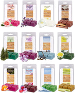Spring Florals Scented Wax Melts Variety Set -12 Assorted 6Pc Cube Sets for Electric Candle Warmer (2.5Oz Ea)- Rose, Lavender, Jasmine, Lilac, Linen, Green Tea, Berry, Mountain Air- Great Gift