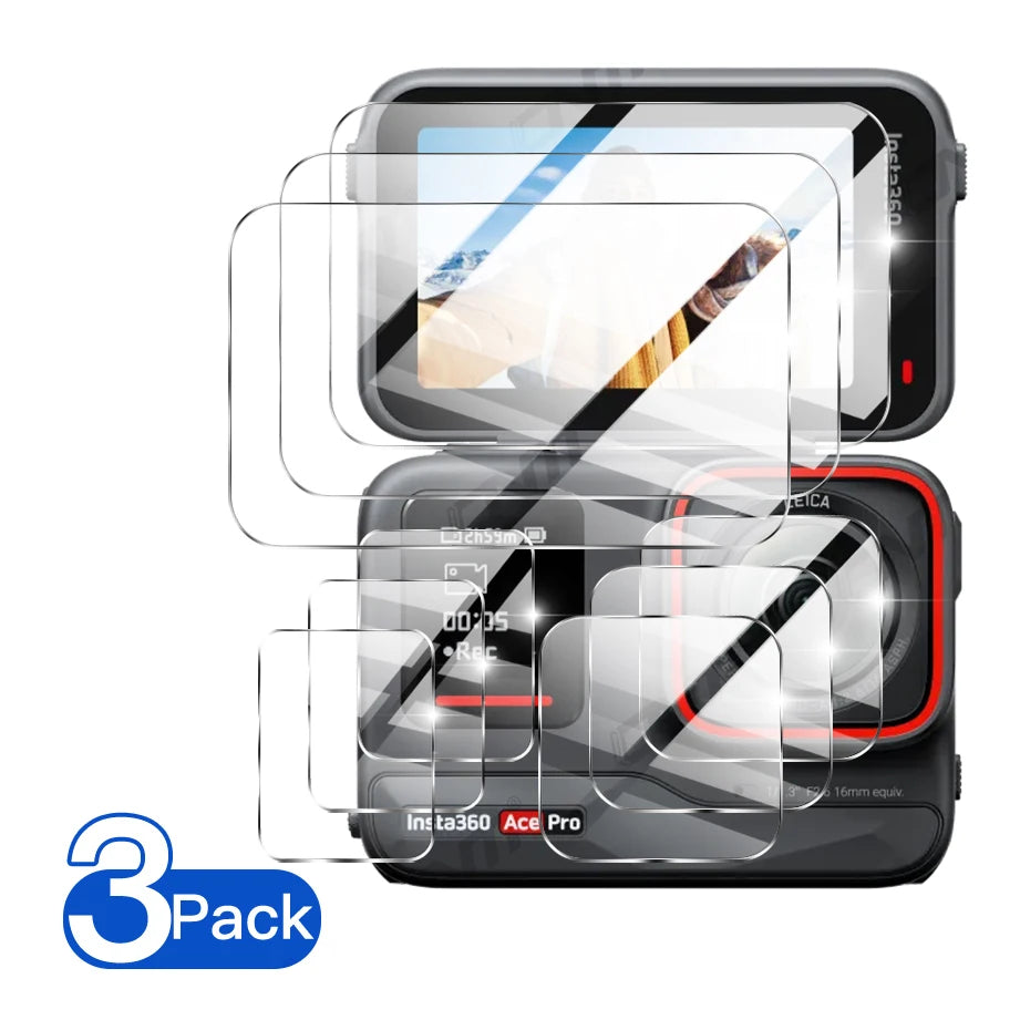 Premium Tempered Glass for  Ace Pro Screen Protector Anti-Scratch Film & Camera Lens Protection Glass Accessories Set