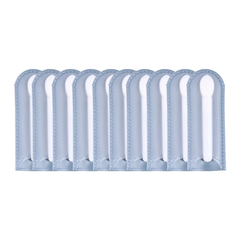 10Pcs Silicone Lip Brush Set Small Makeup Brushes Lipstick Applicator Brushes for Lip Care Makeup Use