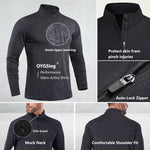 Quarter-zip athletic pullover