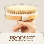Body brush dry lymphatic