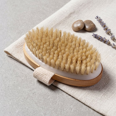 Body brush dry lymphatic
