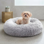 Anti-anxiety cuddler pet bed