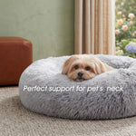 Anti-anxiety cuddler pet bed